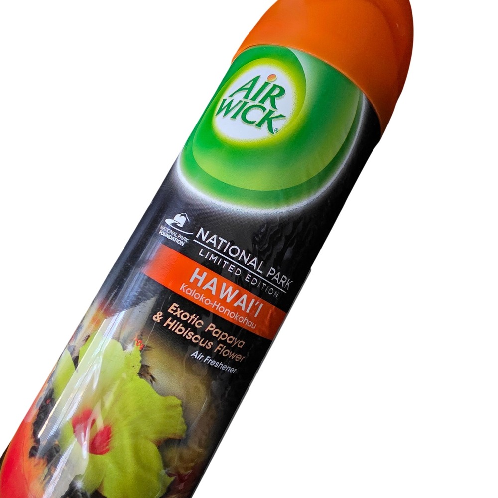Air Wick National Park Hawaii Exotic Papaya & Hibiscus Flower Spray 2012 Limited